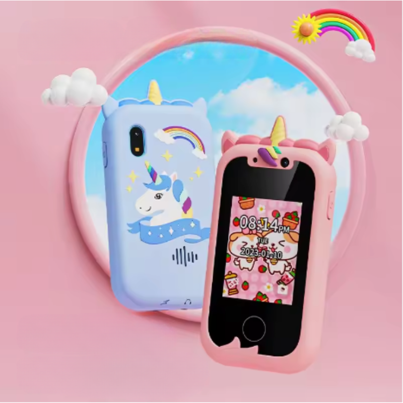 Interaktywny Telefon dla Dzieci – PlayPhone-Różowy-Trend Polska
