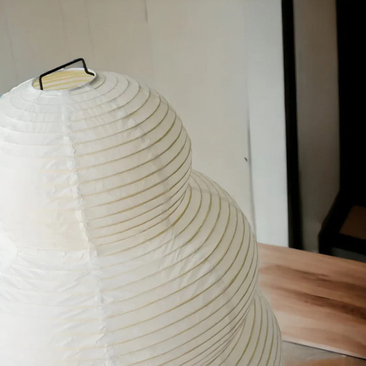 Japońska lampa podłogowa Wabi-Sabi - SereneAura-Trend Polska