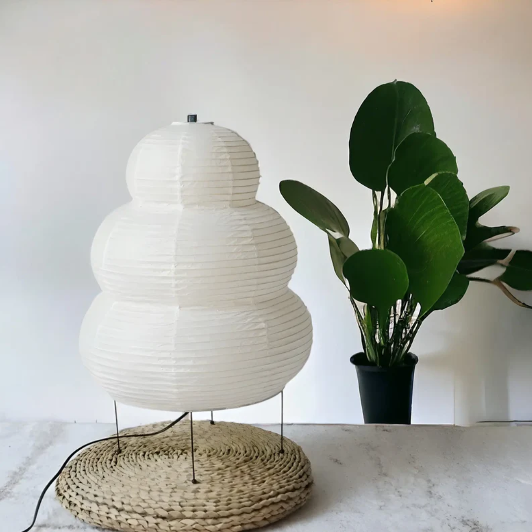 Japońska lampa podłogowa Wabi-Sabi - SereneAura-Trend Polska