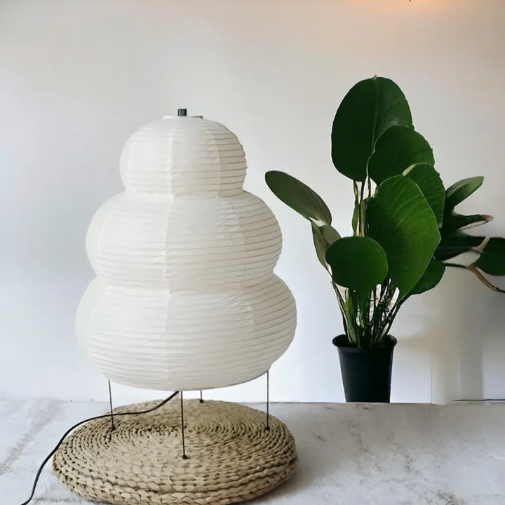 Japońska lampa podłogowa Wabi-Sabi - SereneAura-Trend Polska