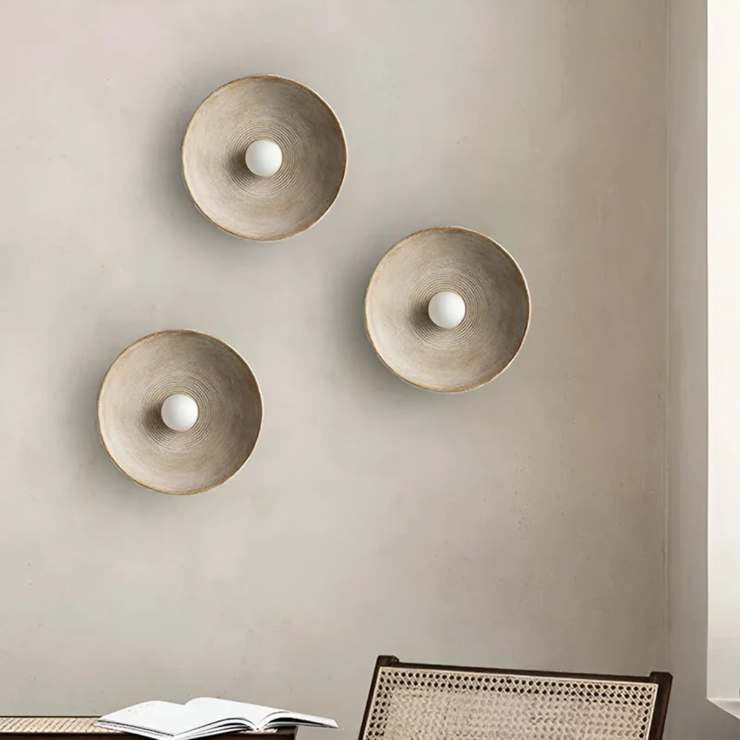 Japońska lampa ścienna Wabi-Sabi - ZenGlow Disc-Trend Polska