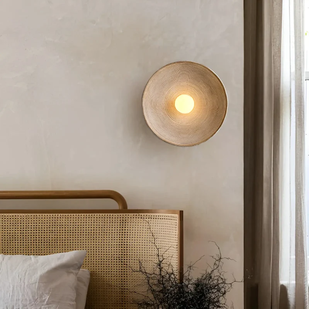 Japońska lampa ścienna Wabi-Sabi - ZenGlow Disc-Trend Polska