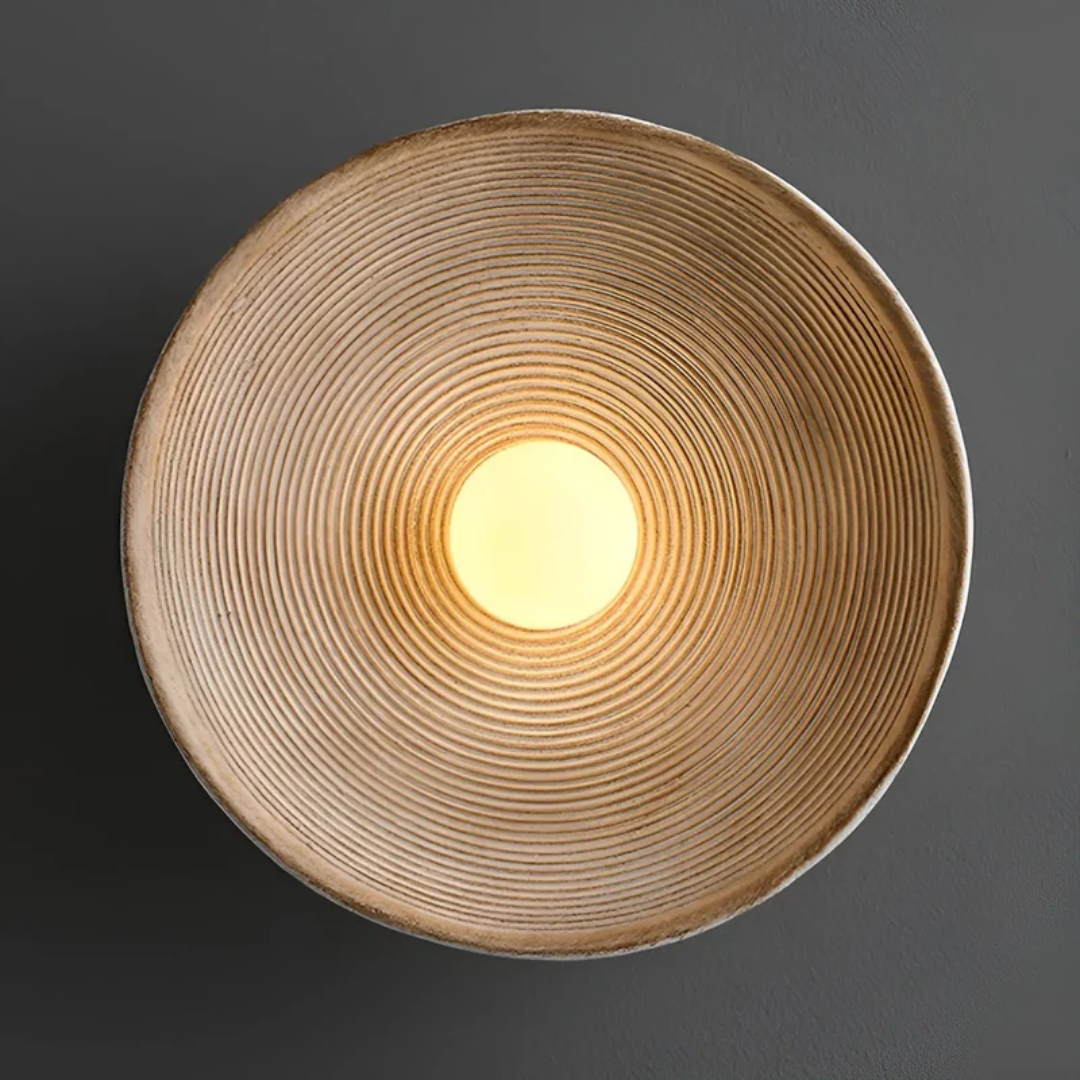 Japońska lampa ścienna Wabi-Sabi - ZenGlow Disc-Trend Polska