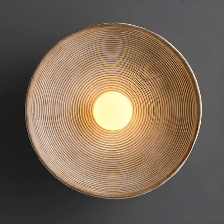 Japońska lampa ścienna Wabi-Sabi - ZenGlow Disc-Trend Polska