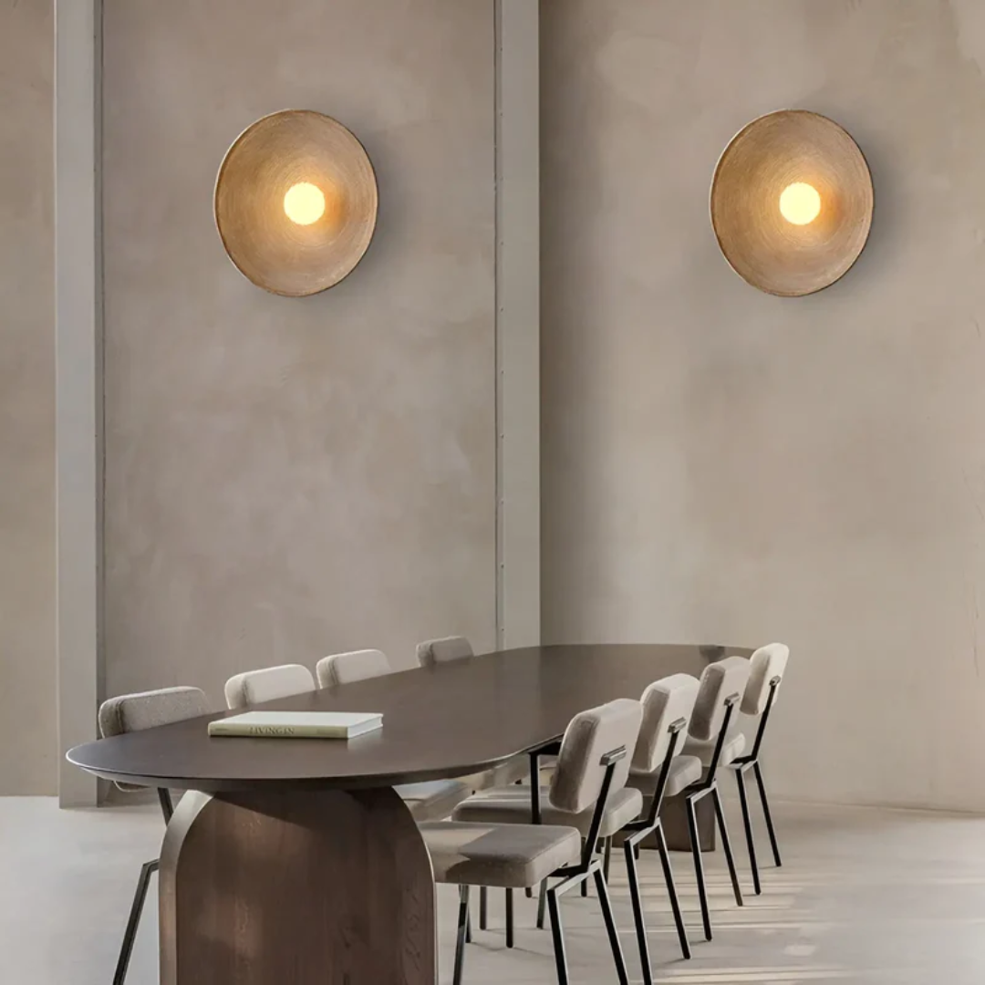 Japońska lampa ścienna Wabi-Sabi - ZenGlow Disc-Trend Polska