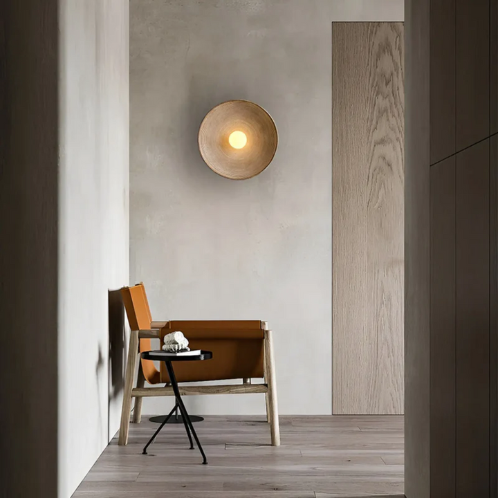 Japońska lampa ścienna Wabi-Sabi - ZenGlow Disc-Trend Polska