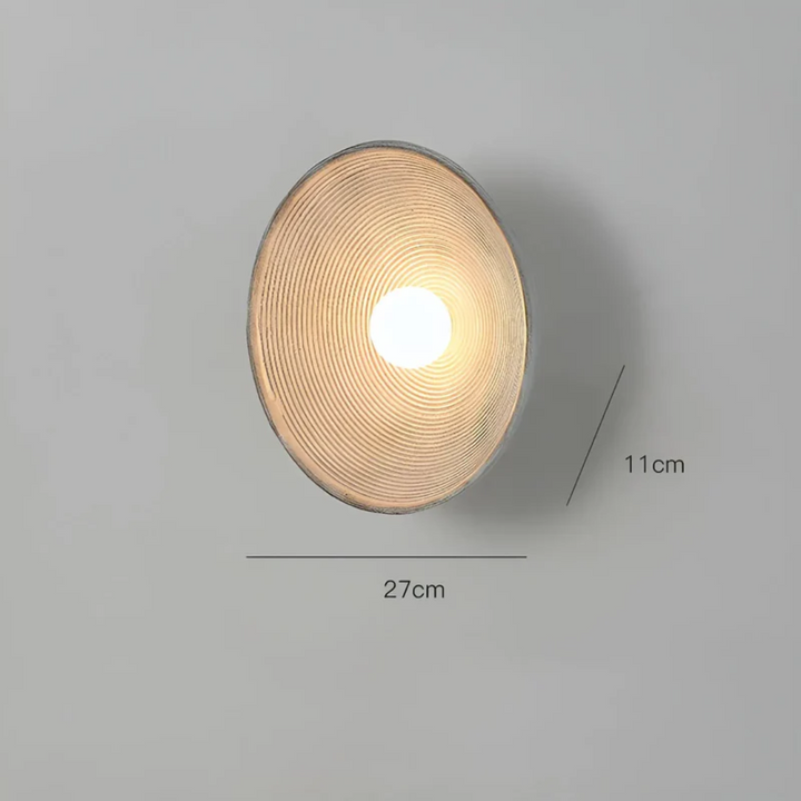 Japońska lampa ścienna Wabi-Sabi - ZenGlow Disc-Trend Polska