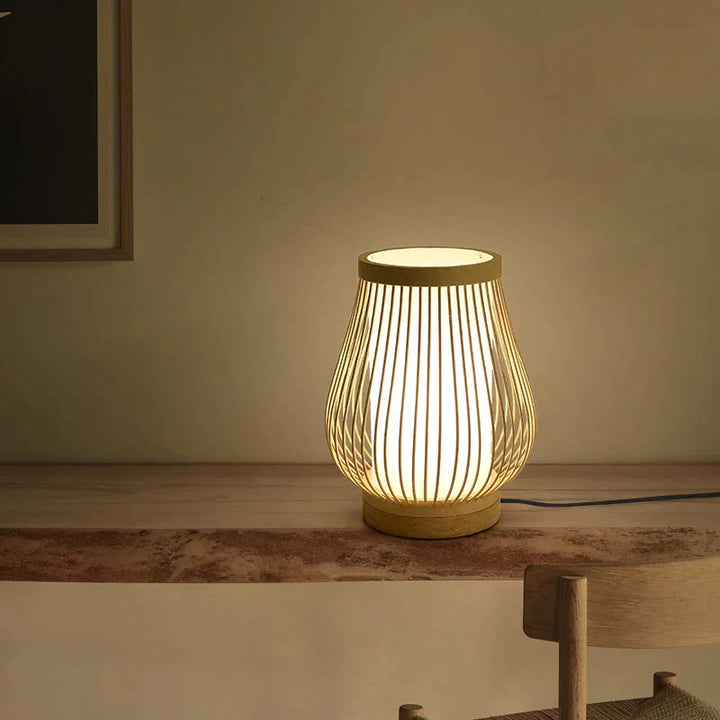Japońska Lampa Stołowa - KiraLamp-B 20cm x 24cm-Trend Polska
