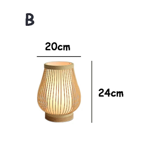 Japońska Lampa Stołowa - KiraLamp-A 13cm x 36cm-Trend Polska