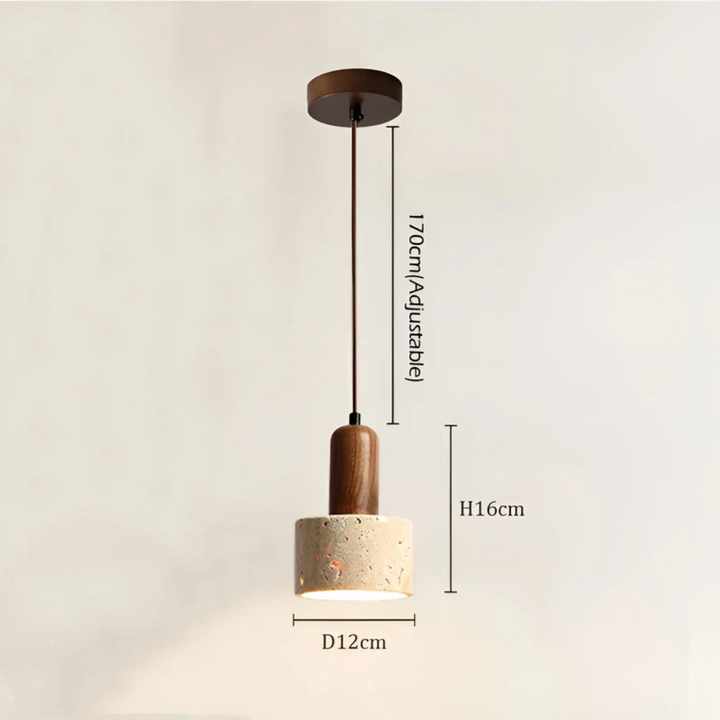 Japońska lampa sufitowa Wabi-Sabi - TranquilGlow-Trend Polska