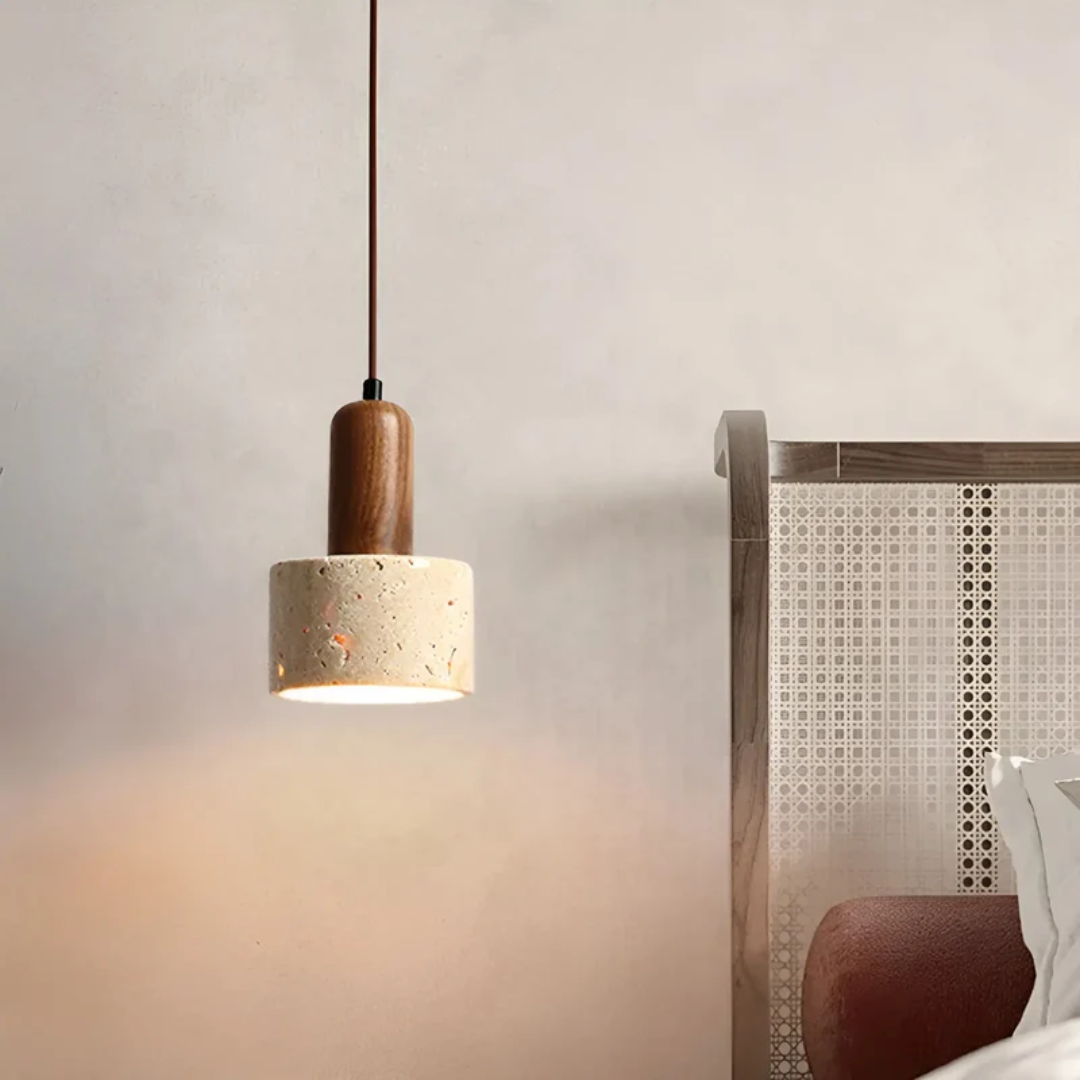 Japońska lampa sufitowa Wabi-Sabi - TranquilGlow-Trend Polska