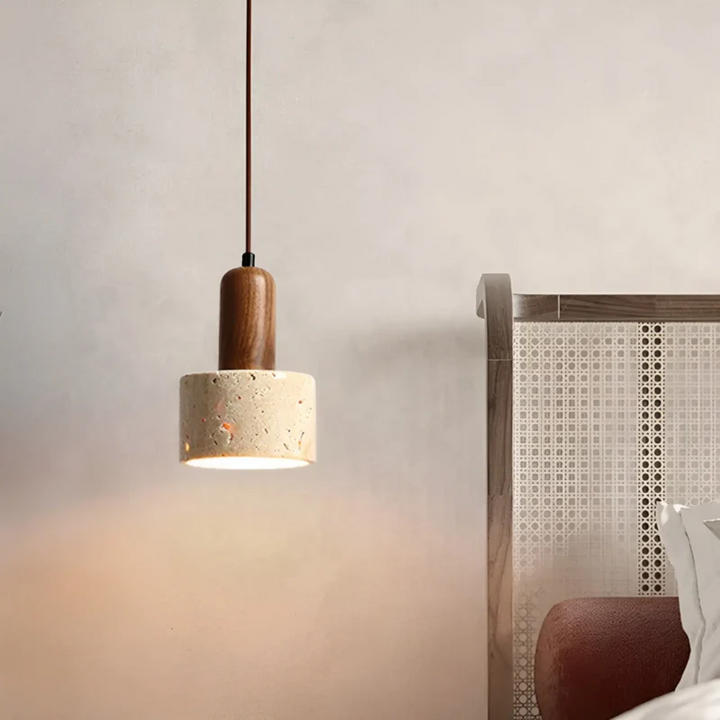 Japońska lampa sufitowa Wabi-Sabi - TranquilGlow-Trend Polska