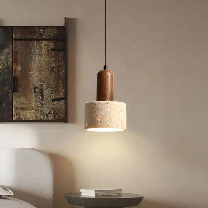 Japońska lampa sufitowa Wabi-Sabi - TranquilGlow-Trend Polska