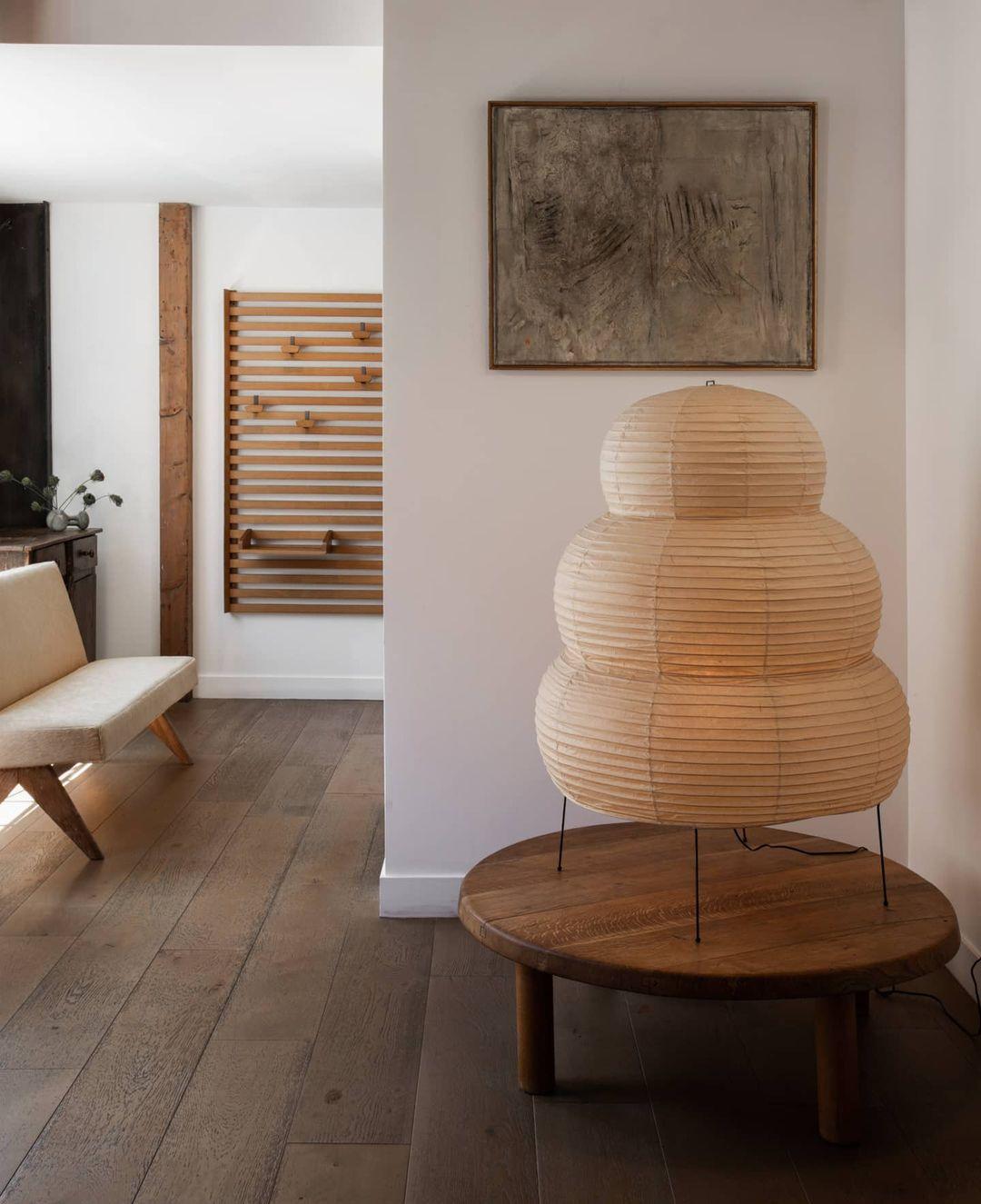 Japońska papierowa lampka stołowa - Yumi-28cm x 47cm-Trend Polska