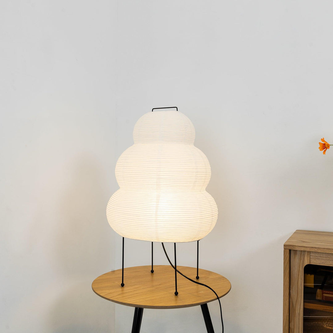Japońska papierowa lampka stołowa - Yumi-28cm x 47cm-Trend Polska