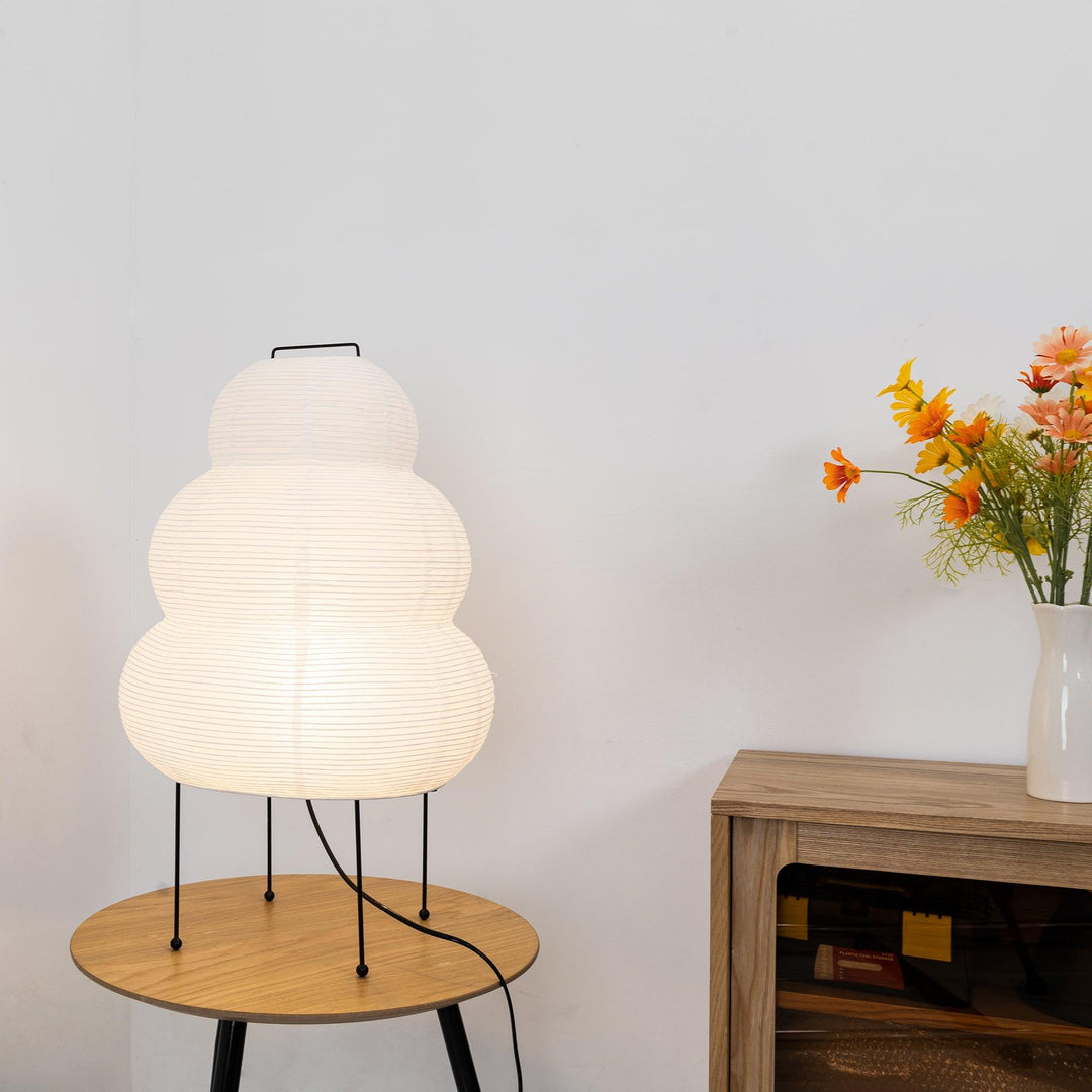Japońska papierowa lampka stołowa - Yumi-28cm x 47cm-Trend Polska
