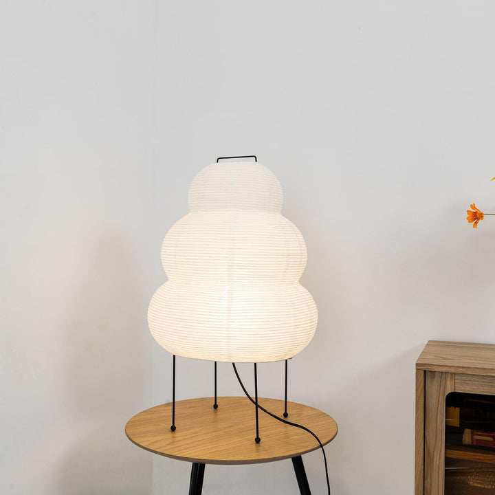 Japońska papierowa lampka stołowa - Yumi-28cm x 47cm-Trend Polska