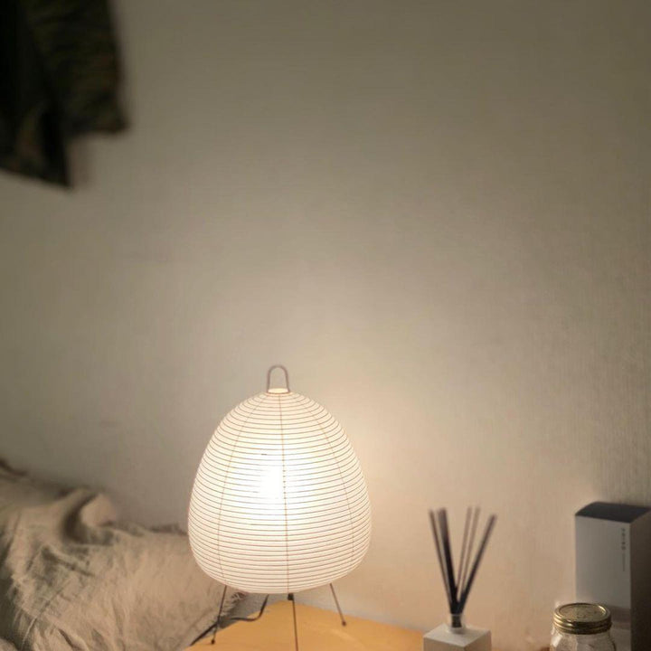 Japońska papierowa lampka stołowa - Yumi-28cm x 47cm-Trend Polska