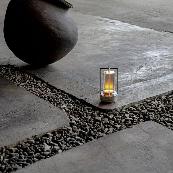 Japoński Styl LED Lampka Stołowa - ZenLight-Srebrny-Styl B-Trend Polska