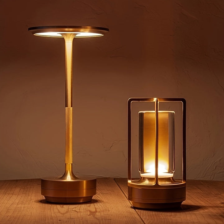 Japoński Styl LED Lampka Stołowa - ZenLight-Złoto-Styl A-Trend Polska