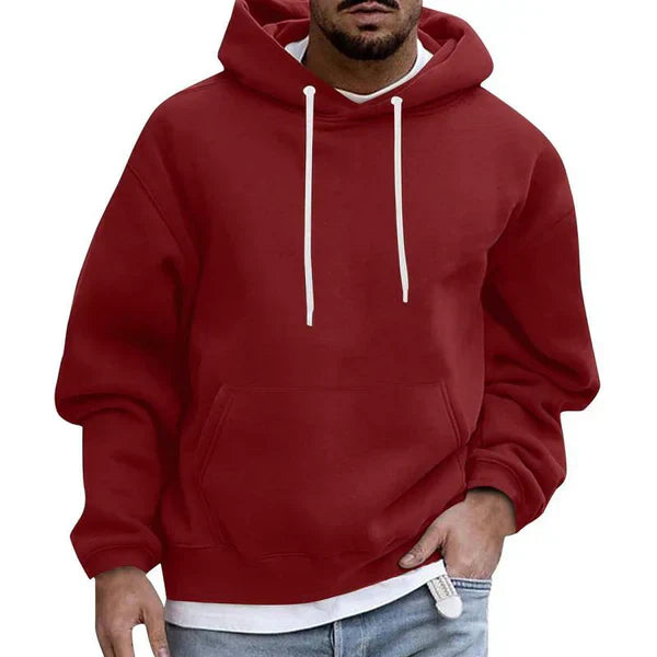 Oversize męski hoodie z kieszenią kangurzą – edycja jesienna Matteo