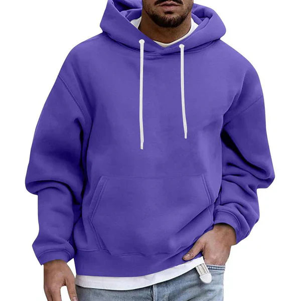 Oversize męski hoodie z kieszenią kangurzą – edycja jesienna Matteo