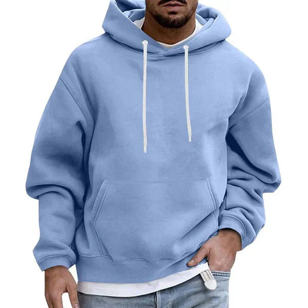 Oversize męski hoodie z kieszenią kangurzą – edycja jesienna Matteo