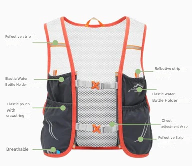 Kamizelka do biegania w terenie - StridePack-Trend Polska