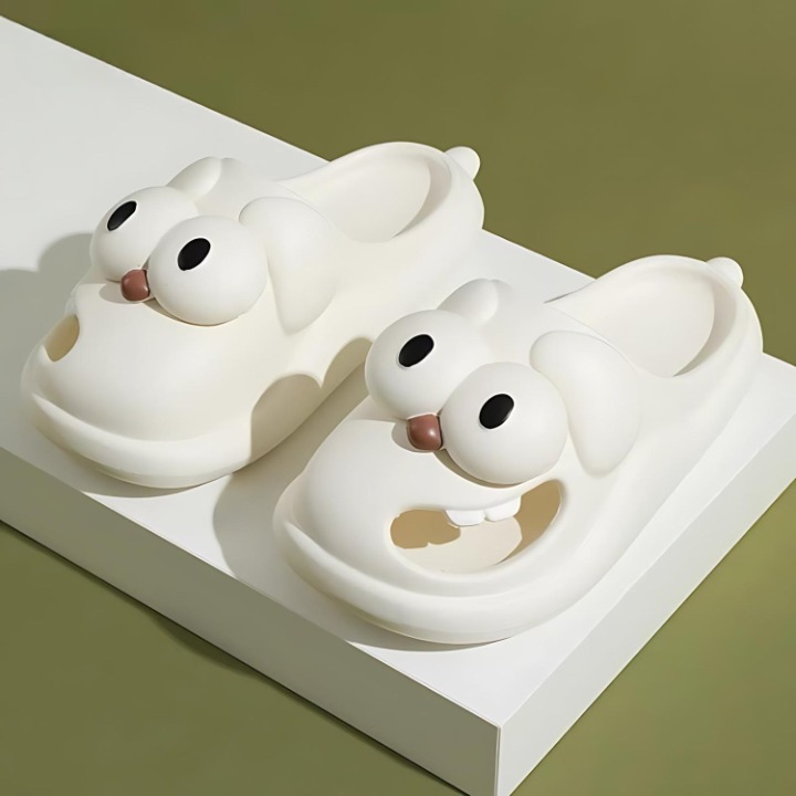Kapciuchy z kreskówkami z komfortem i charakterem - PawJoy™ Cozy Pup pantofle-Biały-36-Trend Polska