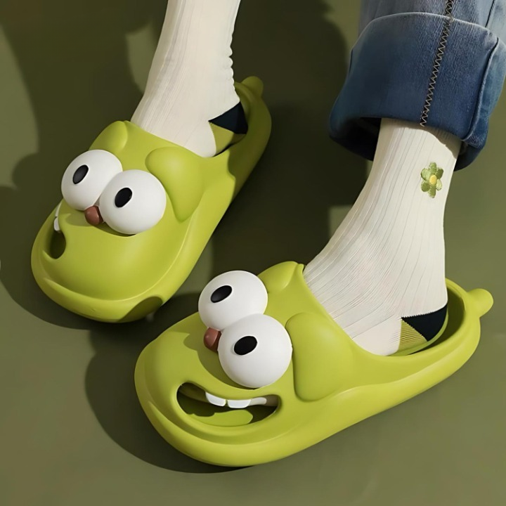 Kapciuchy z kreskówkami z komfortem i charakterem - PawJoy™ Cozy Pup pantofle-Zielony-36-Trend Polska
