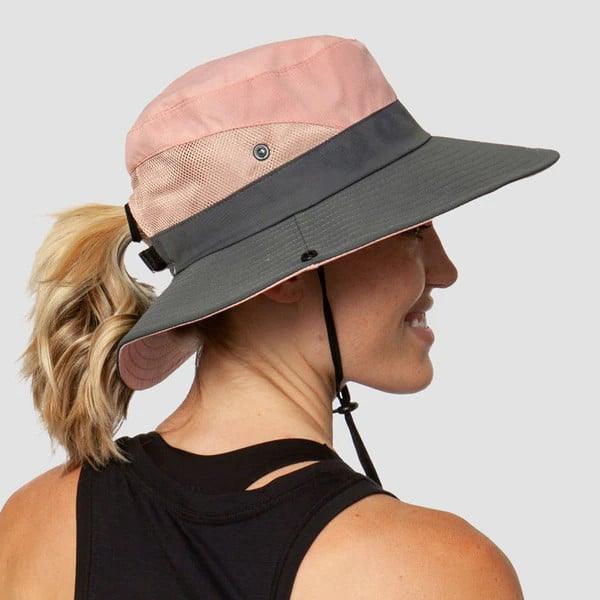 Kapelusz letni UV z daszkiem – Składany kapelusz typu bucket (1 kup, 1 gratis)-Jasnoróżowy-Jasnoróżowy-Trend Polska