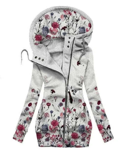 Kardigan damski Butterfly Art – Alina-Biały-S-Trend Polska