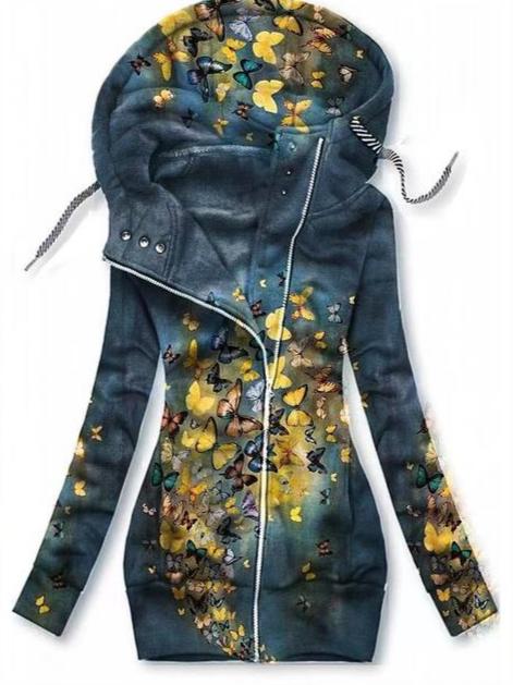 Kardigan damski Butterfly Art – Alina-Jasnoszary-S-Trend Polska