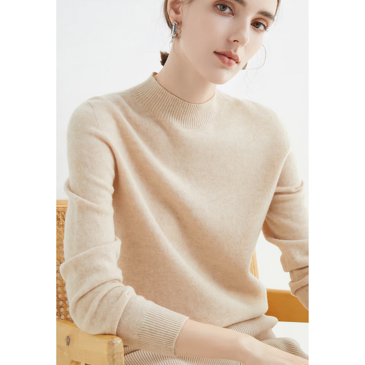 Kaszmirkowy sweter - Amara-Beżowy-S-Trend Polska