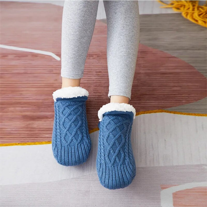 Kaszmirowe Kapcie Verdikte – CozySteps-Niebieski-35-39-Trend Polska