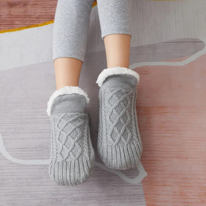 Kaszmirowe Kapcie Verdikte – CozySteps-Szary-35-39-Trend Polska