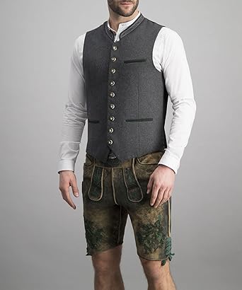 Klasyczna kamizelka męska z nowoczesnym akcentem - Norwin-M-Trend Polska