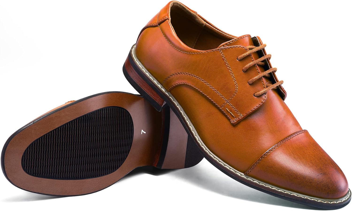 Klasyczne buty męskie Wingtip - Victor-Czarny-40-Trend Polska