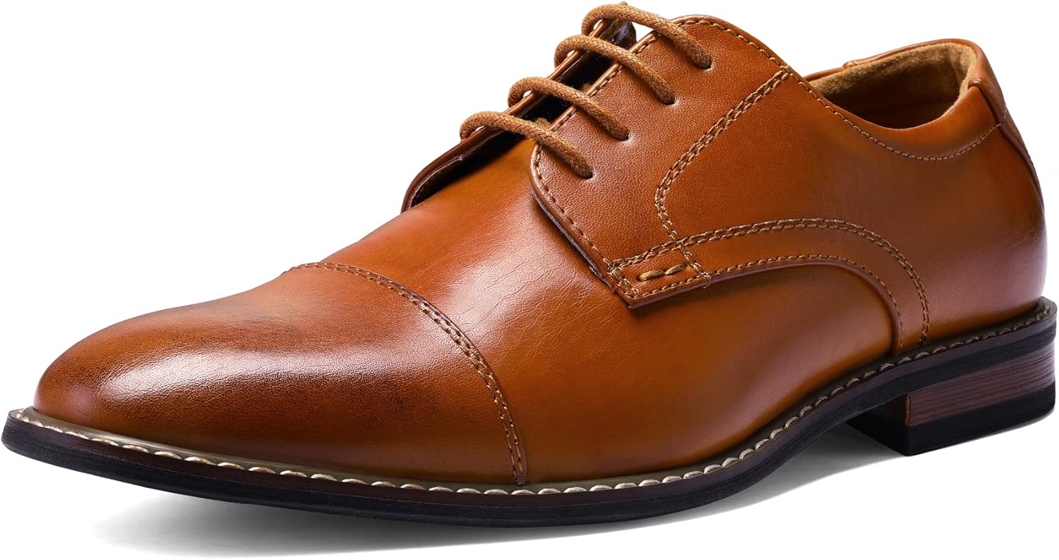 Klasyczne buty męskie Wingtip - Victor-Czarny-40-Trend Polska