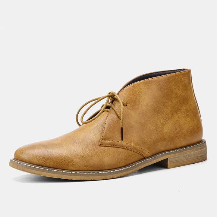Klasyczne vintage buty męskie - Tobias-Brązowy-39-Trend Polska