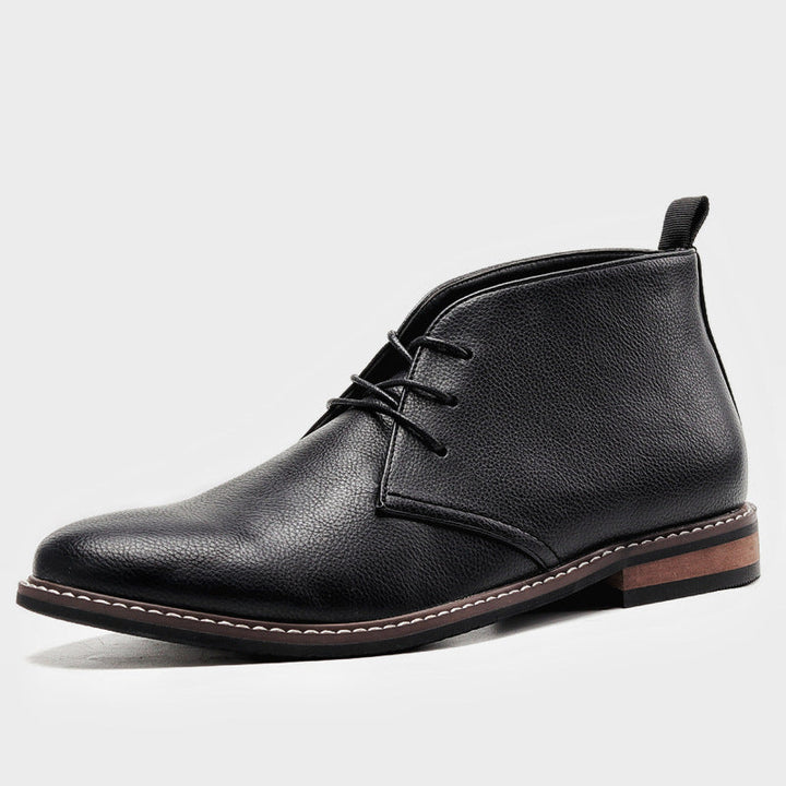 Klasyczne vintage buty męskie - Tobias-Czarny-39-Trend Polska