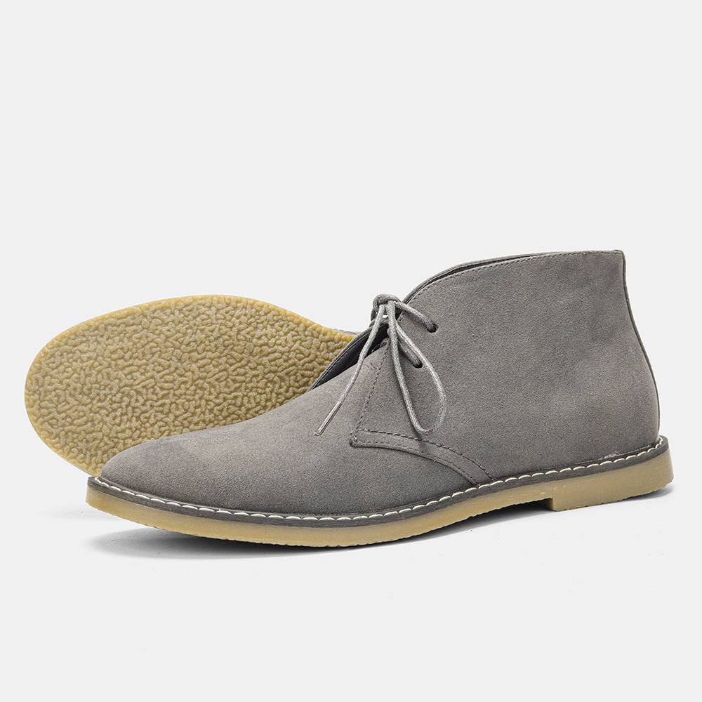 Klasyczne vintage buty męskie - Tobias-Szwecja Szary-39-Trend Polska