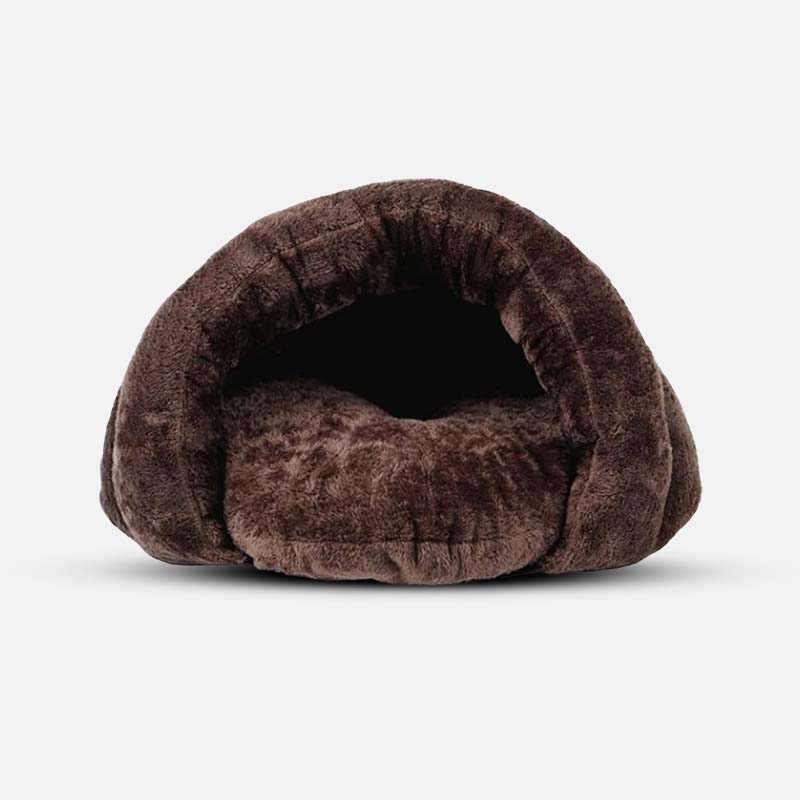 Kojące Legowisko-Jaskinia dla Psów - CozyCave Retreat-Brązowy-Trend Polska