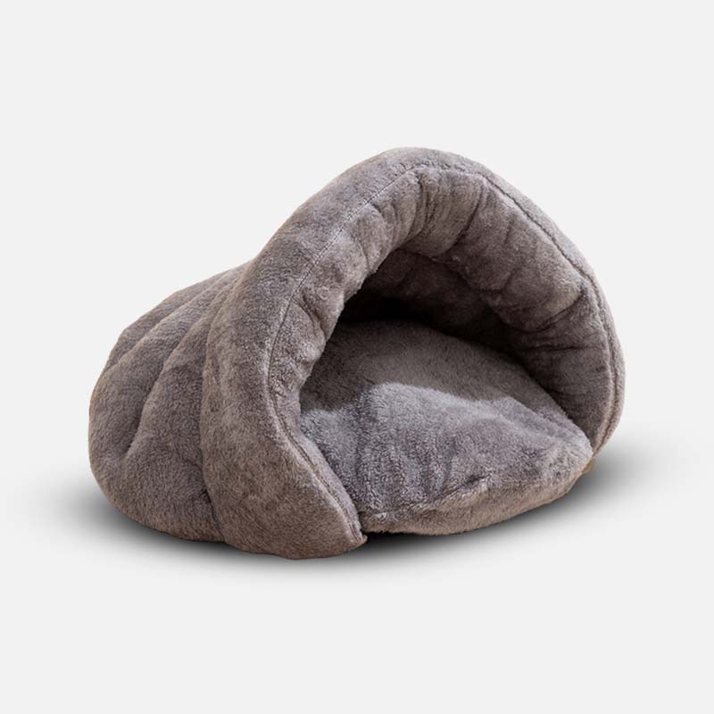 Kojące Legowisko-Jaskinia dla Psów - CozyCave Retreat-Szary-Trend Polska