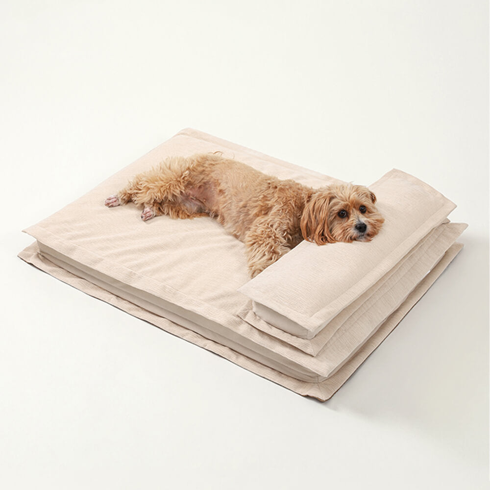 Kołdra uspokajająca dla psów - CozyCalm Deep Sleep-Beżowy-S-Trend Polska