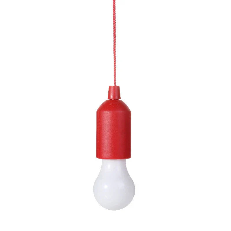Kolorowa Przenośna Lampa Wisząca - ChromaGlow-Czerwony (Białe Światło)-Trend Polska