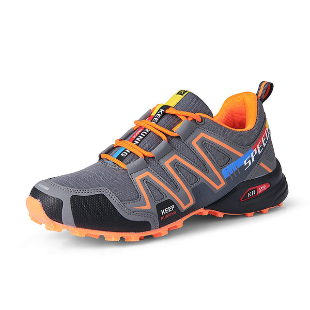 Komfortowe buty męskie do wędrówek i trekkingu - RoverTrail-Pomarańczowo-szary-39-Trend Polska