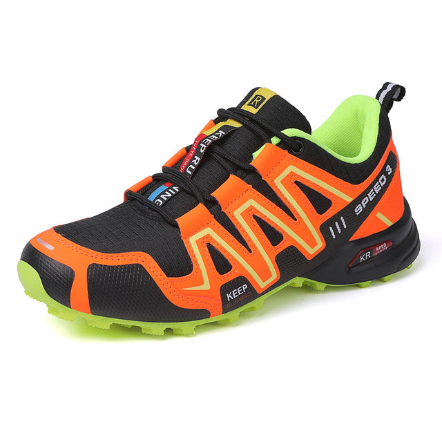 Komfortowe buty męskie do wędrówek i trekkingu - RoverTrail-Pomarańczowo-żółty-39-Trend Polska