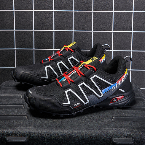 Komfortowe męskie buty wędrowne - Maxim-Czarny-40-Trend Polska