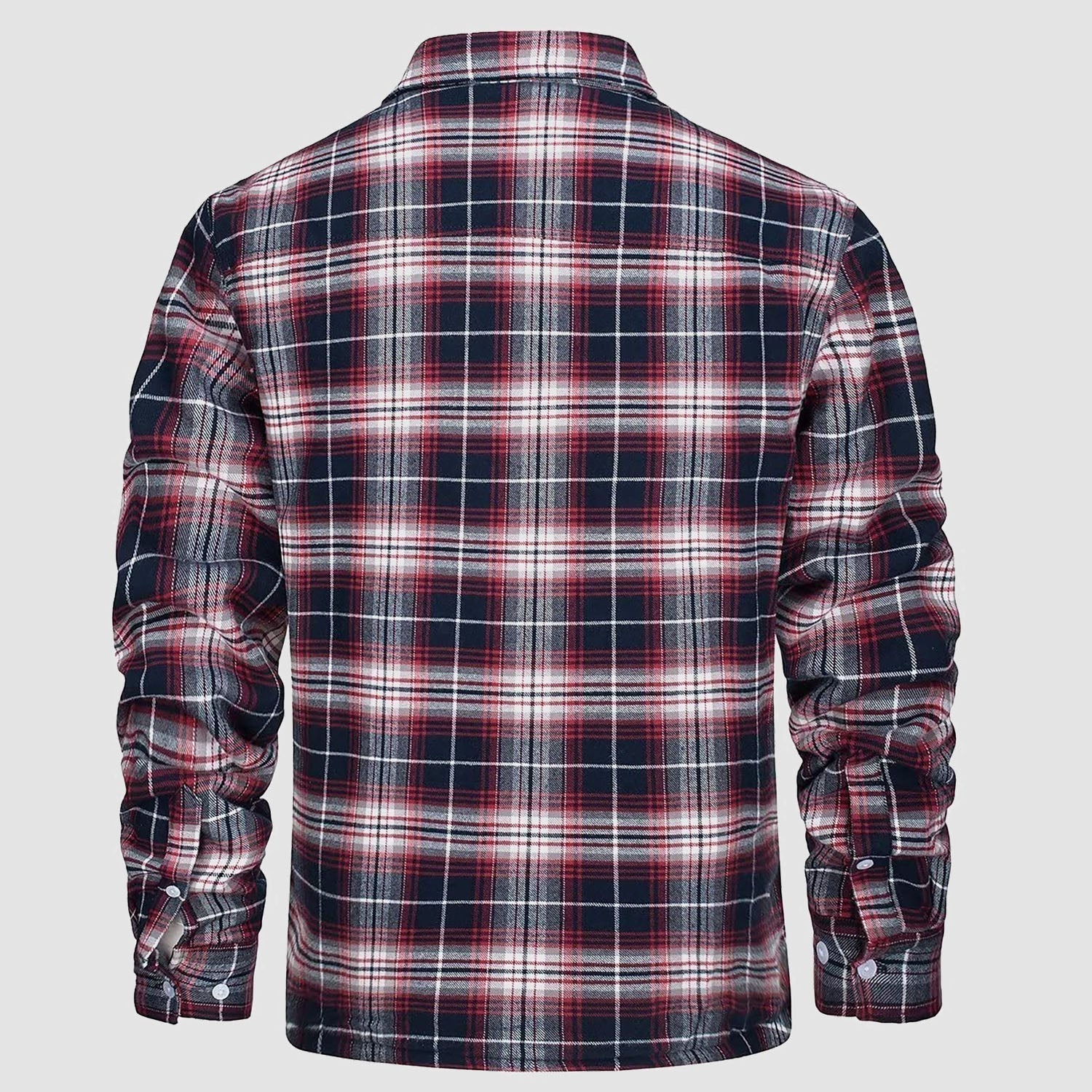 Komfortowy Fleece Koszula - Ruben-Brązowy-S-Trend Polska